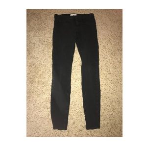 Plain Black Skinny Jeans